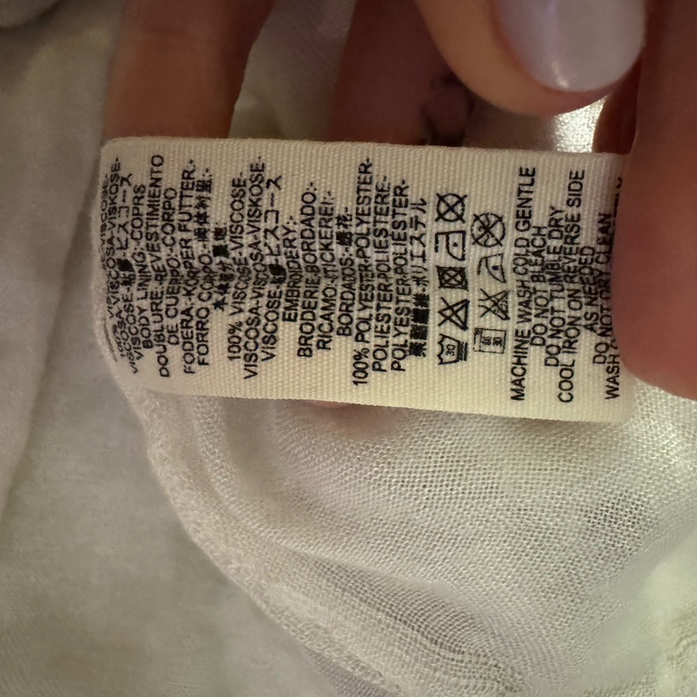 Free People White Dress with Floral Embroidery - Picture 6 of 10